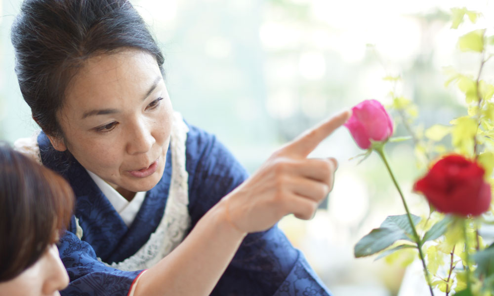 選べる花器付き 初めてのいけばな教室