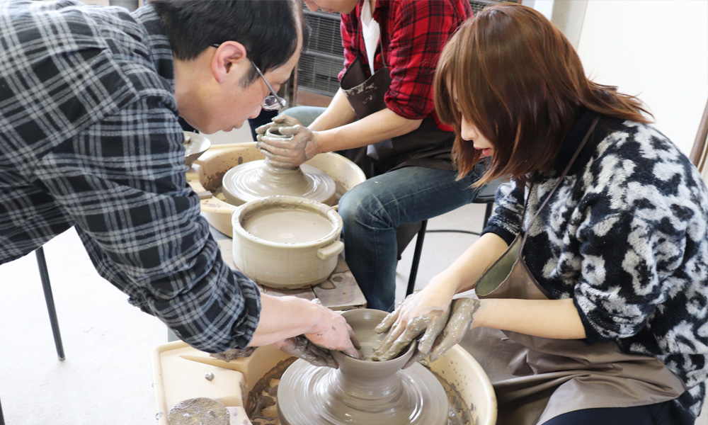 陶芸ろくろ お子様ネーム入りオリジナル器づくり