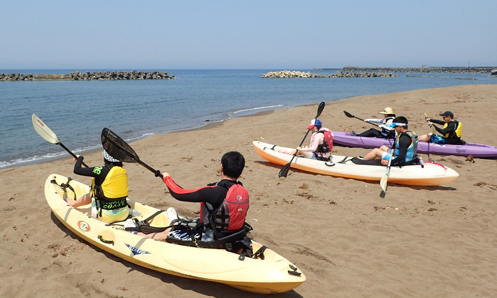 シーカヤック【海辺カフェランチ付き】