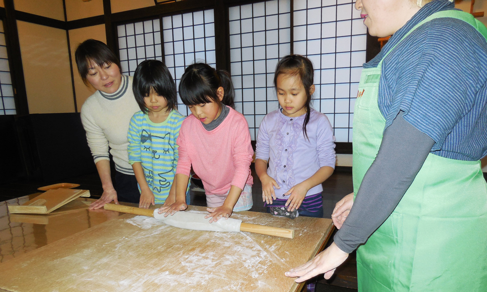 そば打ち体験【海老付き天ぷら1人前セット】